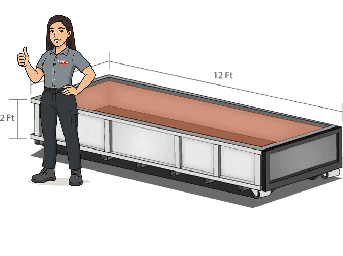 One Stop Bin Rentals - 7 Cubic Yard Bin