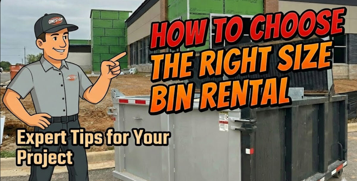 Choose Bin Rental Size Blog Title Card